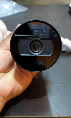 Bullet Camera Front Lens In Hand