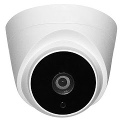 White Turret Dome Camera